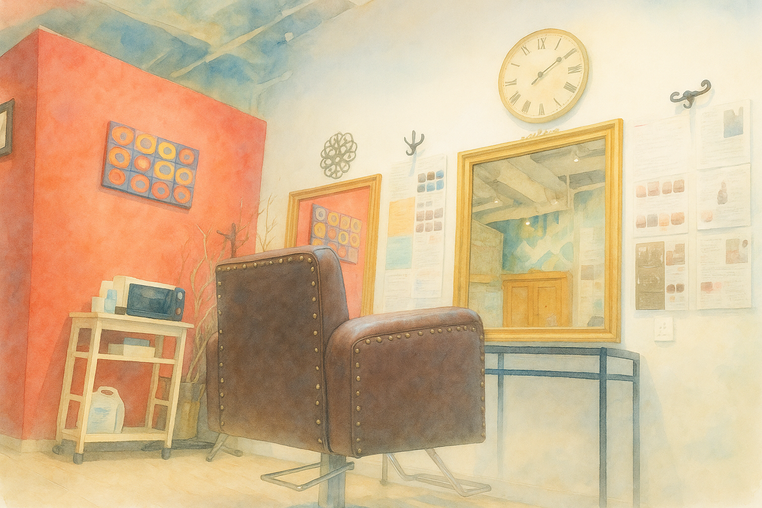 美容室Atom｜頭皮ケア＆髪質改善、京成高砂駅より徒歩1分。大人女性のためのプライベートサロン｜店内